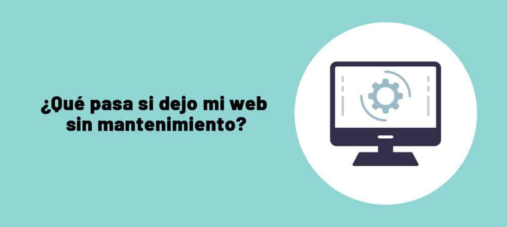 web sin mantenimiento
